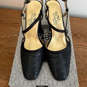 The PM Collection Heels Black Iridescent Size 7M